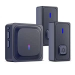 Bn-link Wireless Doorbell With 2 Buttons, Mini 1 Receivers Button, Black. Fixed Price $24.64.