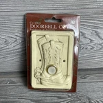 Figi Ceramic Illuminated Doorbell Cover 1999 Western Cowboy Boot W/spur New. Fixed Price $5.99.