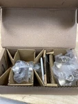 Baldwin FDCONCRR150 Dummy Door Knob Set, Round Rose - Satin Nickel. Fixed Price $121.55.