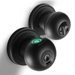 Fingerprint Door Lock, Smart Knob With Biometric Black.... Fixed Price $49.29.