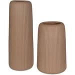 Uttermost Ridge 22 8.25 Inch Vases, Set Of 18217 - Open Box. Fixed Price $165.60.