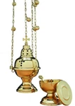 Eastern Rite Censer With 12 Bells And Boat Set Clear. Fixed Price $181.93.
