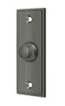 Qty 2 Deltana BBS333U15A Bell Button Rectangular Contemporary In Antique Nickel. Fixed Price $15.43.