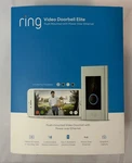 Ring Video Doorbell Elite Black Wired Opened Never Used Poe Power Over Internet. Fixed Price $250.71.