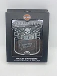 Harley-davidson Winged Skull Door Knocker HDL-10097 Open Box. Fixed Price $30.00.
