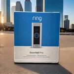 Ring Doorbell Pro- Satin Nickel. Fixed Price $182.53.