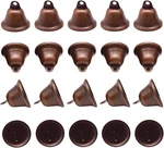 40PCS 38MM Red Copper Bells 1.7X1.5INCH Vintage Craft Jingle For Diy.... Fixed Price $20.41.