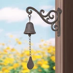 Vintage Cast Iron Wall-mounted Dinner Bell For Indoor And Outdoor Use. Fixed Price $27.99.