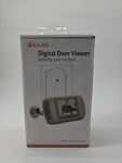 Eques Digital Door Viewer Peephole Camera 2.8" Lcd Monitor Video Recorder Silver. Fixed Price $39.99.