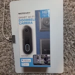 Merkury MI-CW014-101W 1080P Smart Doorbell Camera Black. Fixed Price $80.00.