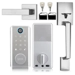 Umiksmart Door Lock With Handle 7 1 Keyless Entry Fingerprint L.... Fixed Price $123.96.