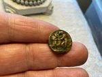 Antique German Brass Button Most Rare Ornate Detail Eingetr Muster W.l.r.. Fixed Price $42.46.