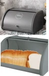 Bread Box Powder-coated Metal Kitchen Countertop In Nordic Grey. Fixed Price $34.99.