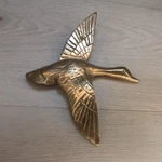 Vintage Mcm Solid Brass Flying Goose Door Knocker Wall Mount Rustic Cabin Decor. Fixed Price $28.99.