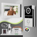 Homsecur 7" Video Phone Intercom Doorbell With Electrical Lock Night Vision. Fixed Price $260.63.