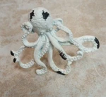 Shabby White Octopus Cabinet Knob Coastal Nautical Hardware Cast Iron. Fixed Price $8.95.