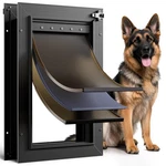 For All Aluminum 3 Flaps Black, Large Doggy Doggie Door, He.... Fixed Price $144.99.