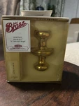 Solid Brass Door Knob Artisan Ives W/ Box & Install Hardware. Fixed Price $80.00.