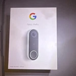 Google Nest Hello Wired Fi Video Doorbell Black/white. Fixed Price $20.00.