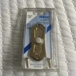 Nutone Push Button Lighted Brass Doorbell PB-27L Nos. Fixed Price $23.50.