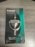 Solid Brass Door Knocker Satin Nickel Finish Prosource 4610505 Nos. Fixed Price $16.95.