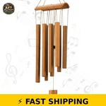 Virekm Bamboo Wind Chimes - Natural Wooden For Outdoor Decor. Fixed Price $27.99.