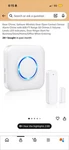 New In Box Satisure Wireless Door Chime Open And Close Sensor Alarm 600FT Rng. Fixed Price $10.00.