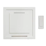 Wireless Battery Operated Door Bell Kit With 1-PUSH Button, White 1001 406 909. Fixed Price $10.99.