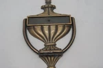 Vintage Brass Door Knocker With Name Plate Option 7.5" X 4.5". Fixed Price $15.99.