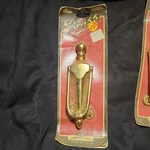 Vintage Ives Solid Brass Door Knocnos Original Box Mount Screws. Fixed Price $20.00.