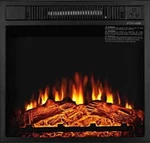 Turbro Fireside FS18 Realistic Flames Electric Fireplace, Remote Control, C7C. Fixed Price $195.00.
