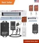 Magnetic Door Lock Kit With Remote Control 600LBS Power Fail Safe Wireless Entry. Fixed Price $112.25.