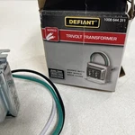 Defiant Wired Door Bell Tri-volt Transformer 1008 644 311. Fixed Price $18.99.
