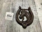 Rustic Cast Iron Horseshoe/horse Door Knocker By Giftcraft (F20). Fixed Price $16.47.